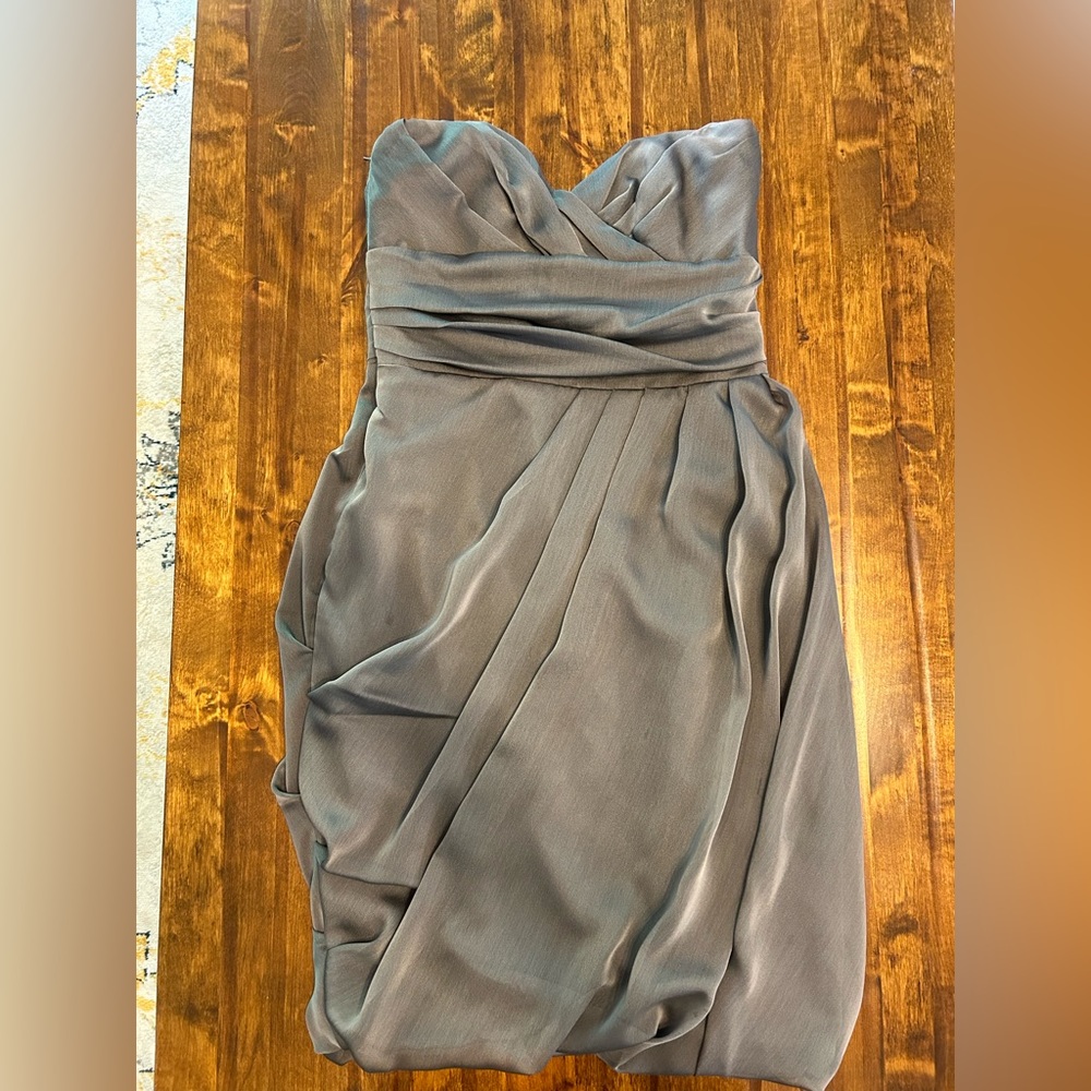Gray Bridesmaid Dress/Special Occasion